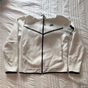 Nike Black and White Zip-Up Jacket